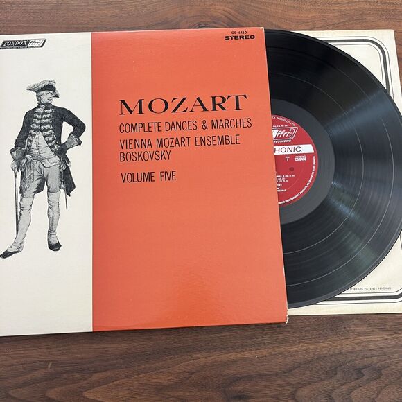 Mozart Complete Dances & Marches Vienna Mozart Vol 5 Vinyl LP London CS 6460 - Picture 1 of 9